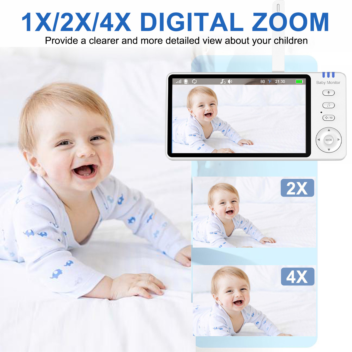 Moniteur vidéo pour bébé 5'' a - Home Cinema Wireless avis et prix